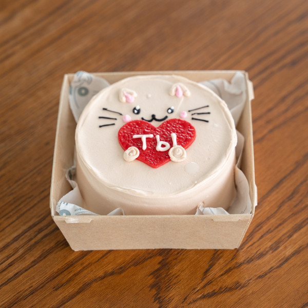 Лимитированный выпуск бенто-торт ТЫ В СЕРДЦЕ