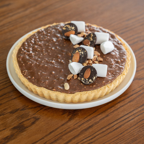 Тарт сникерс 