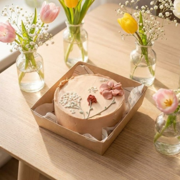 Бенто-торт Весенние цветы