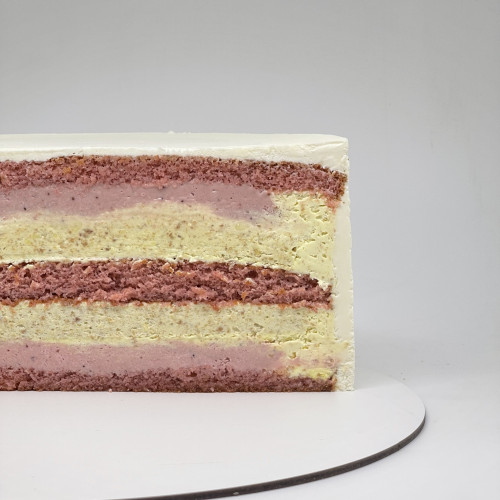 Основа авторского торта "Клубнично-банановый шейк"