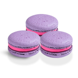 Макарони лаванда-смородина (4 шт)