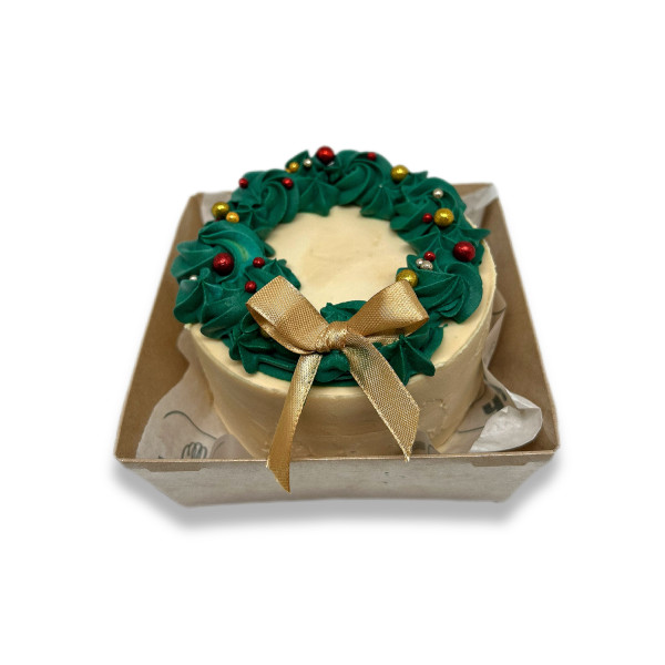 Бенто-торт Венок новогодний